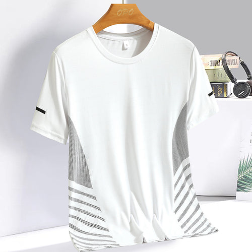 Ice Silk T-shirt Men's Summer Quick-drying T-shirt