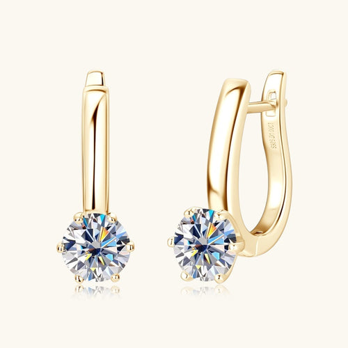 Six-claw Diamond Earring Ear Clip