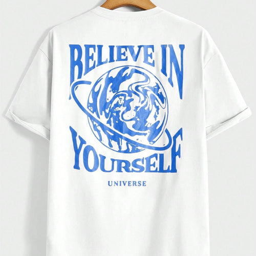 Believe In Yourself Universe Funny Men T-shirt