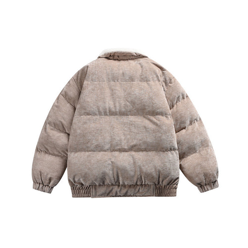 Warm All-matching Lamb Wool Cotton Coat