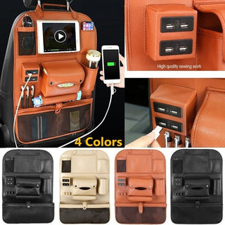 Car backrest storage bag seat multifunctional storage seat