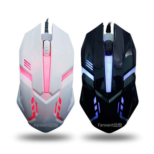 Wired Photoelectric Computer Office Home Gaming Light-Transmitting Mouse