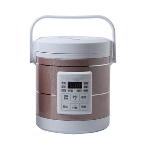 12V 24V Mini Rice Cooker 1.6L Car Truck Electric Hot Soup Rice Cooker