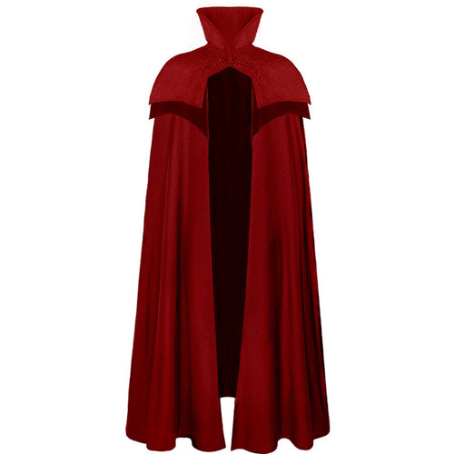 Halloween Dance Costume Death Cape Medieval Hat