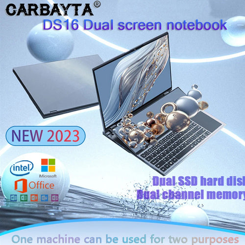 2023 Intel Core I9 10885H Dual Screen Laptop 16 Inch (14 Inch Touch Screen) Gaming Laptop Notebook Computer DDR4 Windows 10 11