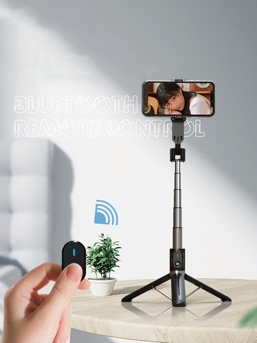 New P90 Series Tripod Reinforced Selfie Stick Outdoor Mobile Phone Live Support Dual Fill Light Selfie Stick