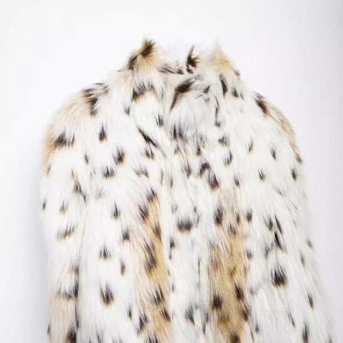 Women's Fashion Animal Pattern Baggy Coat