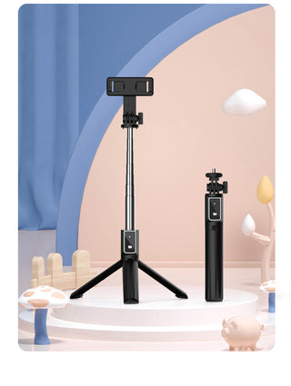 Extended P40S Bluetooth Selfie Stick Universal Live Tripod Selfie Stick for Android/iOS Mobile Phones