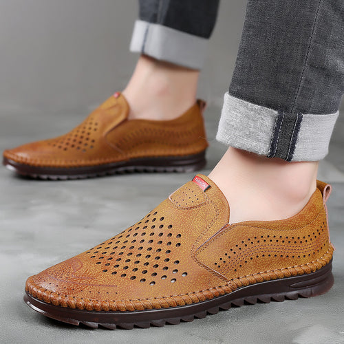 Men's Soft Leather Soft Bottom Casual Shoes