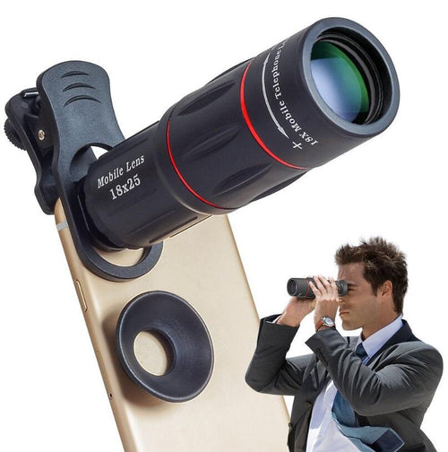 Mobile Phone Lens for iPhone Samsung Smartphones Universal Clip Telefon Camera Lens with Tripod