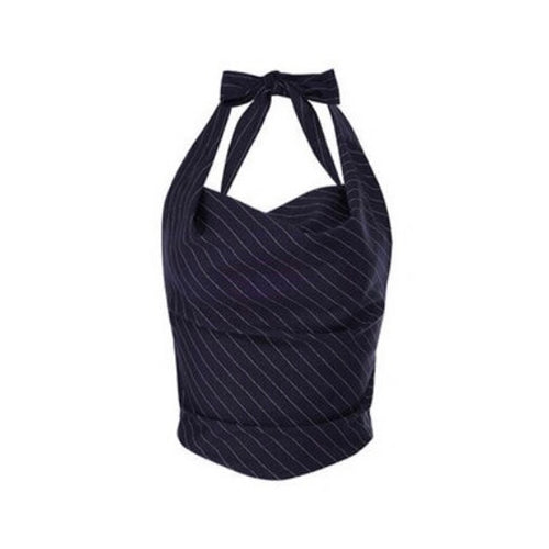 Women's Solid Color Fashion Halter Backless Vest