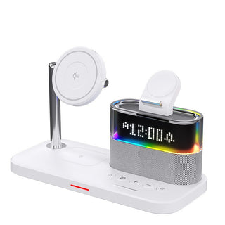 Magnetic wireless charger 3-in-1 wireless charging clock wireless charger suitable for Apple 3-in-1 wireless charging