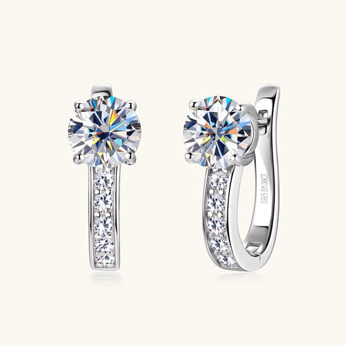 Fashion Simple High-grade Moissanite Earrings