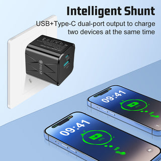 USB+PD supports super fast charging for mobile phone chargers