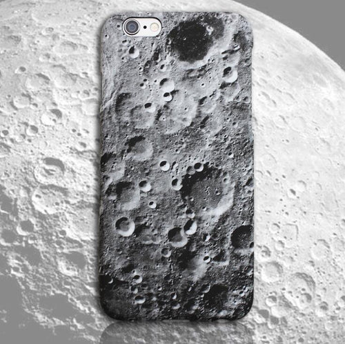 Moon surface texture for iphoneX case phone shell cosmos protective sleeve Tide