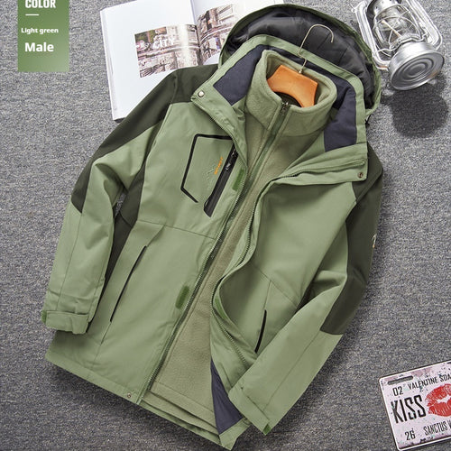 Outdoor Three-in-one Shell Jacket Removable Two-piece Set