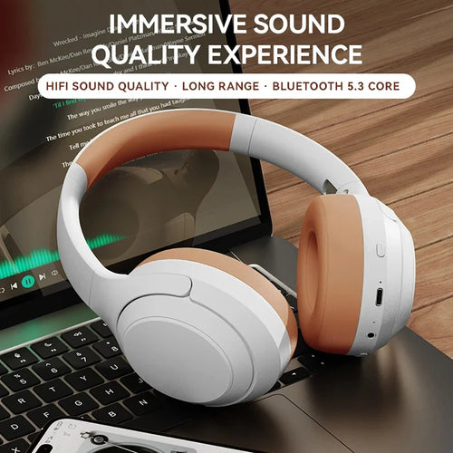 DR83 Bluetooth Long Range Gaming Earphones, Wireless Headwear Bluetooth Earphones for Call