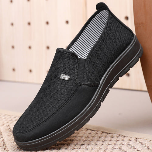 Men's Thin Shoes Slip-on Non-slip Elderly Dad Shoes Breathable Leisure