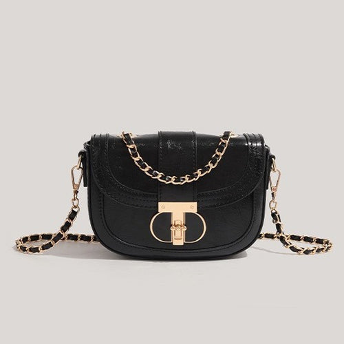 Saddle Crossbody Bag Chain All-match