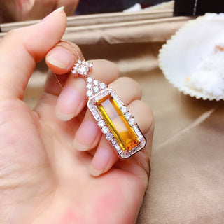 Citrine Suit Female Crystal Clean Sparkle