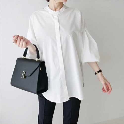 Japanese And Korean Autumn Women's Shirt High-grade