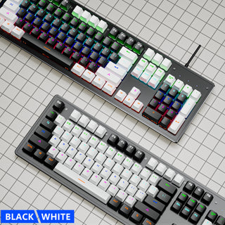 K880 wired mechanical keyboard customized hot swappable office computer 104 key e-sports game