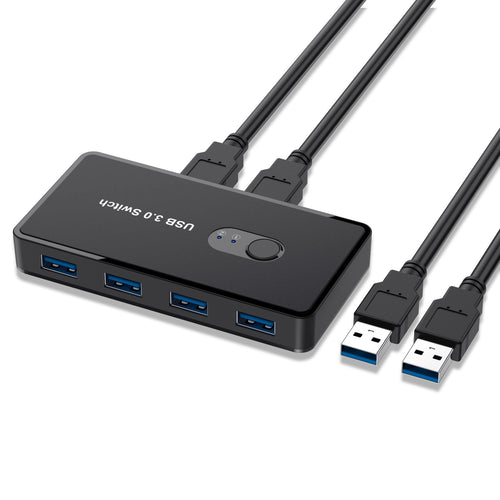 USB 3.0 Switch Adapter 4-port USB Peripheral Switch Box Hub