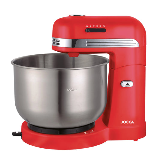 JOCCA mixer mixer with 3.5 litre stainless steel BOWL and self-rotation by friction, 350W power, 5 speeds, adjustable steering. Includes stick and sticker mixer