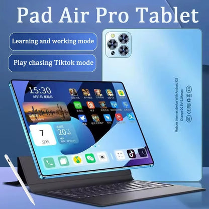 2024 Global Version Tablet Pad Air Pro 10.1Inch 16GB 1TB Tablet Android 13 HD 4K Pad Tablet PC Phone Dual 5G Wifi Tablette PC