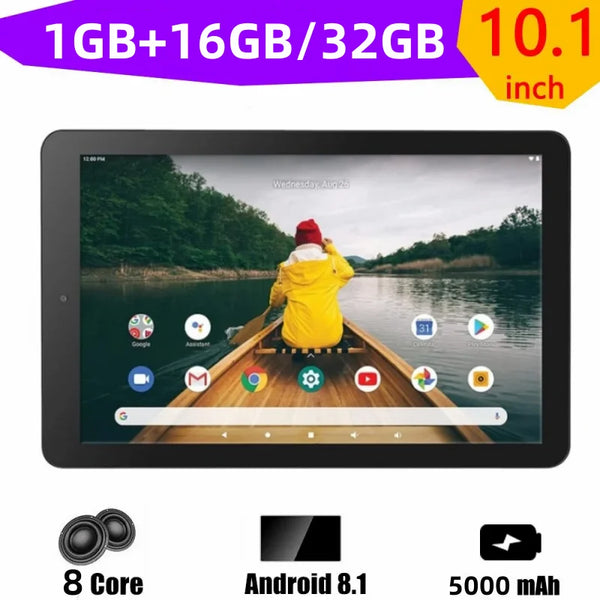 10.1 INCH V9 Tablet Android 8.1 MT8167 Quad Core 1GB RAM 16GB/32GB ROM 1280 x 800 IPS Battery 5000mAh