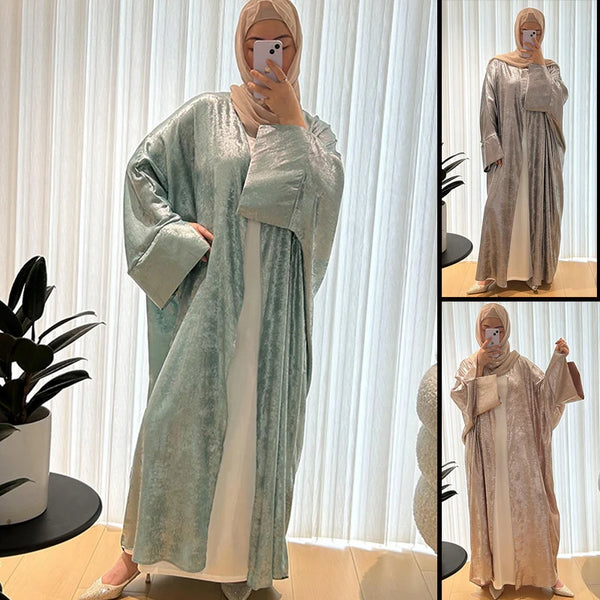 ABAYAMuslim long robe women's long skirt plus size women's dress Saudi Arabia Middle East long robe women's clothing MU-795