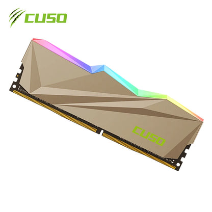 CUSO DDR4 Memoria Ram 8GBx2 3200MHz 3600MHz  Ram DDR4 Sabertooth Series RGB Desktop Memory DIMM Gaming memory for PC