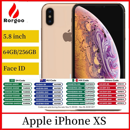 Apple iPhone XS Mobile phone Face ID 5.8