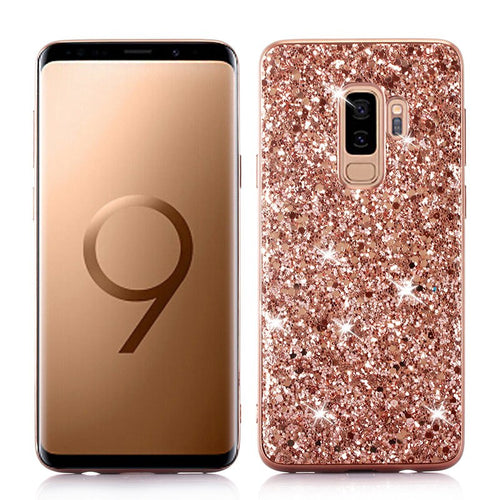 Phone Case for Samsung Galaxy S9 Plus Case Silicon Bling Glitter Crystal Sequins Soft TPU Cover Fundas for Samsung S9 Plus S9