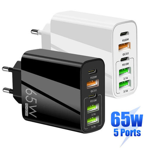 Standard PD65W fast charging mobile phone charger