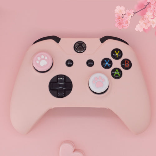 Controller protective cover with spray paint feel, girl pink, fierce male color, game controller silicone cover