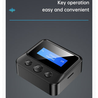 Screen display 2-in-1 Bluetooth audio adapter Bluetooth audio transmitter receiver Bluetooth 5.0 receiver