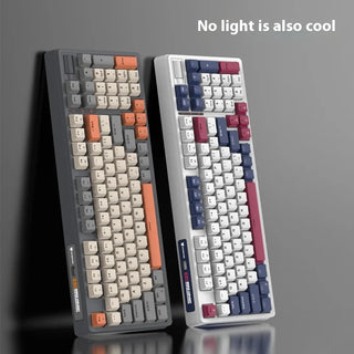 XUNFOX K85 wired mechanical keyboard for esports games, hot swappable desktop computer for office and home use, illuminated USB