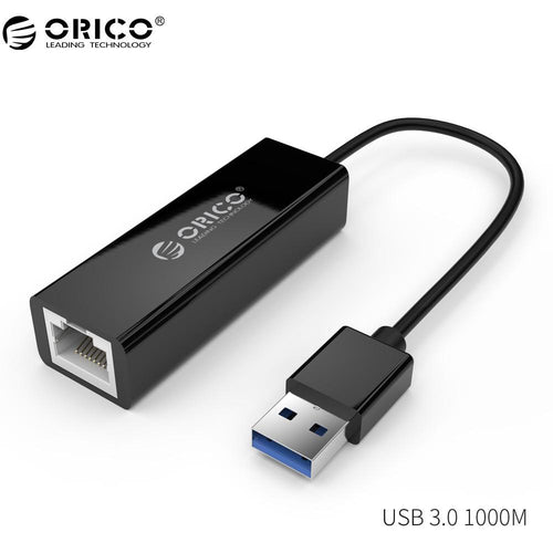 ORICO USB Ethernet Adapter USB 3.0 Network Card USB to Ethernet RJ45 Lan Gigabit Internet for Laptop PC Windows 7 8 10 XP Mac