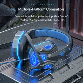 Earphones for wired laptops, dedicated earphones for gaming and esports, comfortable to wear, and head mounted gaming headphones