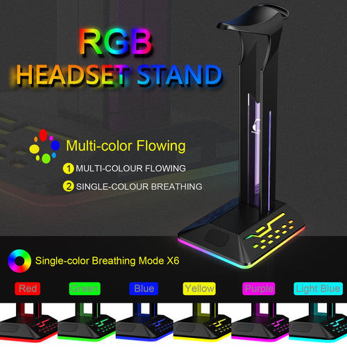 Earphone holder RGB, Amazon's best-selling color changing and glowing esports RGB headphone holder