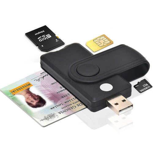 USB 2.0 Multi in One Smart Card Reader