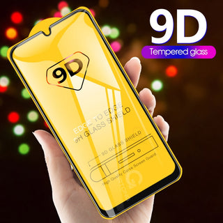 9D Curved Tempered Glass on the For Samsung Galaxy A30 A50 A10 Screen Protector on For Samsung M10 M20 M30 Protective Glass Film