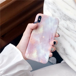 For iphone X XR XS XS Max case Granite Scrub Marble Case soft TPU case for iphone 6 7 8 7 7plus Protective shell