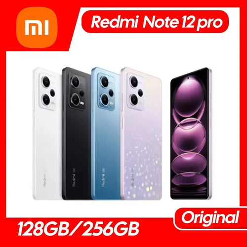 Global Rom Xiaomi Redmi Note 12 Pro 5G Smartphone 5000mAh Battery MTK Dimensity 1080 Octa Core 67W Fast Charge 50MP Camera