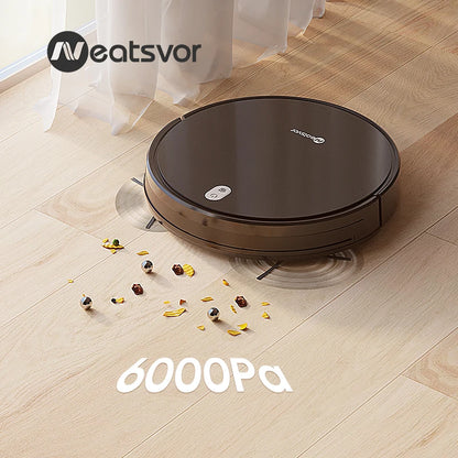 NEATSVOR x520 Robot 6000pa 5200 MAh Regular Automatic Charging For Sweeping and Mopping Smart Home