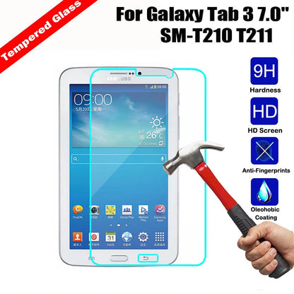 Tempered Glass For Samsung Galaxy Tab 3 7.0 SM-T210 SM-T211 Screen Protector 7.0 inch Tablet Protective Film for T210 T211