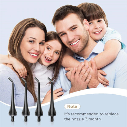 Fairywill Water Flosser Tip REPLC 4 Pcs for the FW5020 Family Water Flosser REPLC Tips Eco-Friendly Durable ABS Material