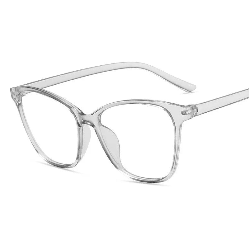 Vintage Cat Eye Women Clear Eyeglasses Computer Optical Myopia Plastic Glasses Frame Men Transparent Spectacles Eyewear