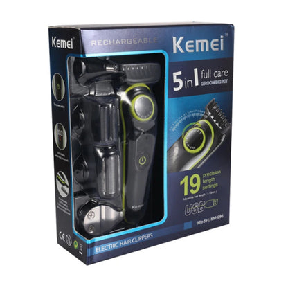 Kemei all in one hair trimmer for men electric beard hair clipper shave electric body groomer trimer for eyebrow nose ear face